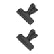 thumbnail image 3 of Clips de bolsa Monstrate 10x Acero inoxidable negro 2Conjunto, 3 of 6