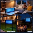 thumbnail image 3 of Powerful Large Solar Bug Zapper Outdoor for 4000 sq.ft, Rechargeable Mosquito Zapper with High Powered, Waterproof Solar Bug Zapper for Patio Garden, Backyard, RV, Camping with 18W Solar Panel, 3 of 10