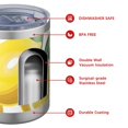 thumbnail image 4 of 12oz Tumblers Yellow Lemon Fruit Slices White Pattern Vacuum Insulated Stainless Steel Travel Tumbler Cups Mug with Lid and Straw for Beer,Coffee,Beverages with Cleaning Brush for Cold & Hot Drinks, 4 of 5