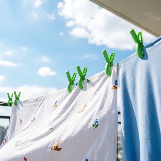Tong Laundry Drying For Bed Sheets Household Clothesline With Strong Grip Quick Drying Helper For Bedding And