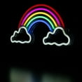 thumbnail image 5 of Northlight LED Rainbow and Clouds Neon Lighted Wall Art - 15.75", 5 of 7