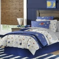 thumbnail image 2 of Lullaby Bedding  Space Collection Cotton Printed 4-piece Comforter Set Queen 4 Piece, 2 of 2