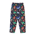 thumbnail image 5 of Daiia The Underwater World Women's Sleep Pant with Pockets and Drawstring,Pajama Pants-Small, 5 of 9