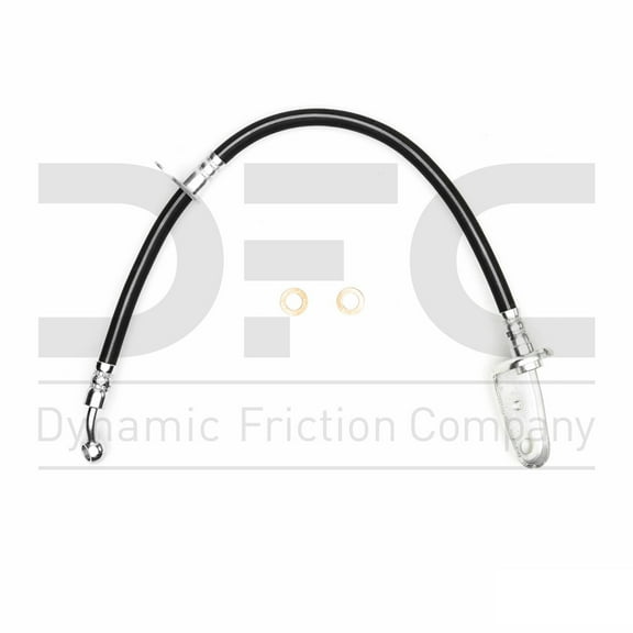 Rear Left Dynamic Friction Company Brake Line Hose 350-59170 For 2006-2011 Acura CSX, 2006-2011 Honda Civic