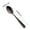 Black-BK-home supplies, variant on ABPWLY Home Mini Stainless Steel Colored Spoons for Kids Dessert Stirring Teaspoons Room Decor