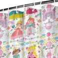 thumbnail image 3 of Princess Magic Pattern Shower Curtain 84"x72" ,Bathroom Decorative Shower Curtains Set with 12 Hooks,Modern Waterproof Washable Shower Curtain, 3 of 6
