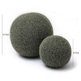 thumbnail image 2 of Boba Green Long Mohair 9" Pillow, 2 of 6