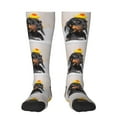 thumbnail image 2 of Lsque Dachshund Sitting in Bathtub Printed Crew Socks Men's Women's LightWeight Thin Casual Calf Socks ,Knee High Socks,Cotton Socks, 2 of 9