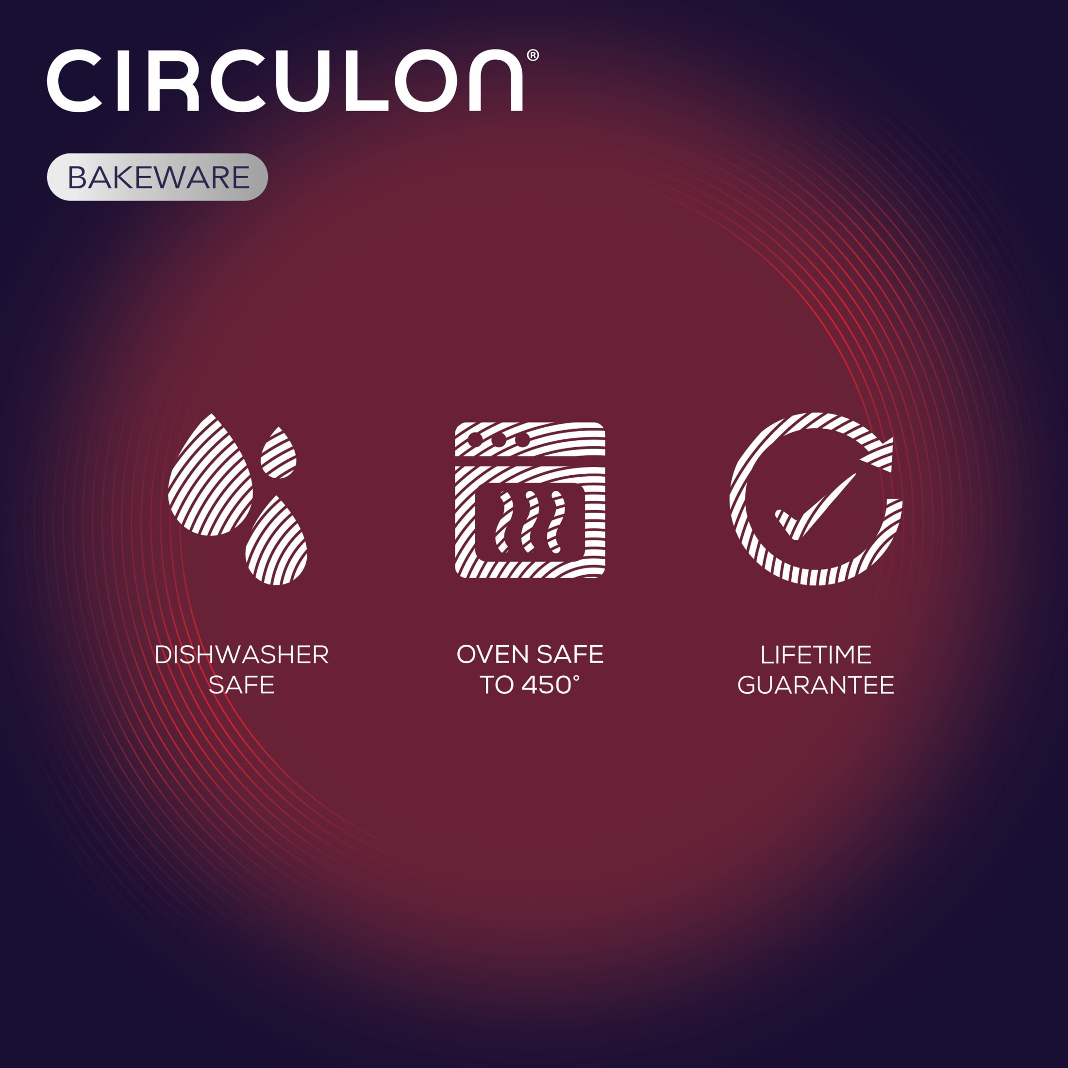 Circulon 6 Cavity Mini Loaf Pan - Gray
