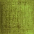 thumbnail image 1 of Ahgly Company Indoor Square Oriental Green Industrial Area Rugs, 6' Square, 1 of 4