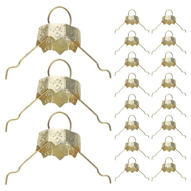 100 tapones de plástico para adornos navideños, de porcelana, cerámica y vidrio.
