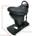 thumbnail image 2 of INTBUYING Electric Horse Riding Machine Abdominal Exercise Machine Fitness Equipment Black with Safety Switch 110V, 2 of 11