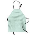 thumbnail image 1 of Greek Key Apron Antique Labyrinth Motifs in Checkered Tile Composition Green and White, Unisex Kitchen Bib Apron with Adjustable Neck for Cooking Baking Gardening, Mint Green White, by Ambesonne, 1 of 3