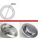 thumbnail image 3 of Built-in Type Built-in Stainless Steel Trash Can Flap Lid Swing Balance Flap Lid Trash, 3 of 5
