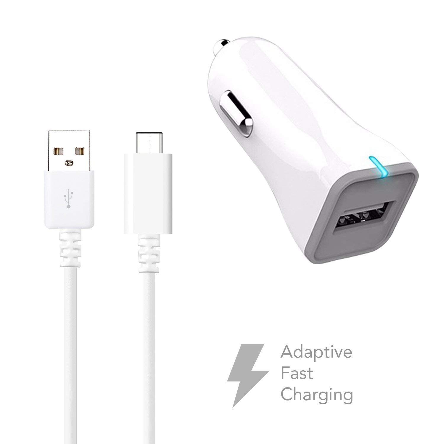 Samsung Galaxy S7 Adaptive Fast Charger Micro USB 2.0 Cable Kit by Ixir