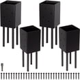 thumbnail image 1 of Soporte de poste para plataforma de hormigón LADECH 4x4, 1 of 7