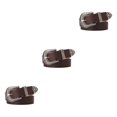 thumbnail image 4 of Guardoinrt Ceintures en Faux Cuir avec Boucle Sculptée pour Femmes Jeans Robe Type Café 3Set, 4 of 6