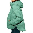 thumbnail image 4 of iOPQO Quilted Jacket Womens Puffer Jacket Pullover Puffer Jacket Womens Light Puffer Jacket Women Winter Clothing for Women's Outerwear Winter Jackets for Women Green M, 4 of 9