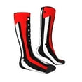 thumbnail image 3 of Vsdgher Firefighters USA Flag Print Thigh High Socks Extra Long Stretchy Sock Women Over Knee High Opaque Stocking Daily Wear, 3 of 5