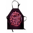 thumbnail image 1 of Live Laugh Love Apron Hearts and Bokeh Background with Positive Drive Boosting Quote, Unisex Kitchen Bib Apron with Adjustable Neck for Cooking Baking Gardening, Salmon Dark Purple Red, by Ambesonne, 1 of 3
