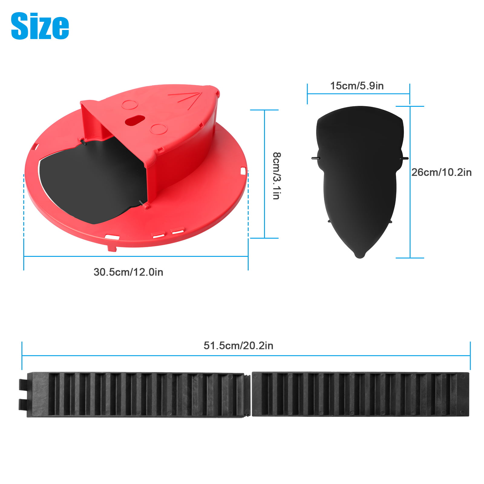 Mouse Rat Trap Bucket, Turnover and Slide Bucket Lid Mouse Rat Trap, for  Indoor Outdoor, Mouse Traps Compatible 5 Gallon Bucket