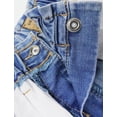 thumbnail image 4 of KIDSCOOL Baby Denim Jeans Unisex Toddler Ribbed Elastic Waist Pants,Light Blue,12-18 Months, 4 of 6