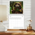 thumbnail image 4 of Huepoe 2025 Weird Medieval Quest Cats Wall Calendar - 12 Month Fantasy Cat Art Hanging Planner for Home, Office, D&D Lovers (8.5"x17"), 4 of 7