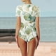 thumbnail image 4 of Traje de Baño de Bikini de Mujer con Set de Ruffles con Sujetador Acolchado Extraíble, Pantalones Cortos de Cintura Alta para la Playa, la Fiesta en la Piscina Y la Fuente Termal, 4 of 4