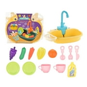 Kids Kitchen Toys Simulation Electric Dishwasher Pretend Play Mini Kitchen Educational Summer Toys Role Playing Toys