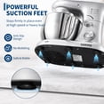 thumbnail image 5 of Garvee 5.3 QT Stand Mixer, 500W Kitchen Mixer with 10‑Speed Adjustable Control, Tilt‑Head Design for Bread Dough, Cake, Cookies, 120V, Silver, 5 of 8