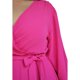 thumbnail image 4 of Maxi vestido Roman Fashion con cinto Talla Extra 0463 Fucsia 36, 4 of 6