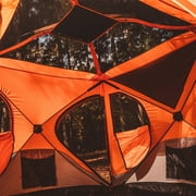 Gazelle T4 4-Person Pop Up Camping Tent with Removable Floor & Rain Fly