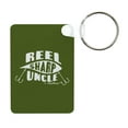 thumbnail image 3 of ThisWear Step Dad Appreciation Gift Reel Sharp Step Dad Fishing Lure Pun Aluminum Rectangle Keychain, 3 of 3