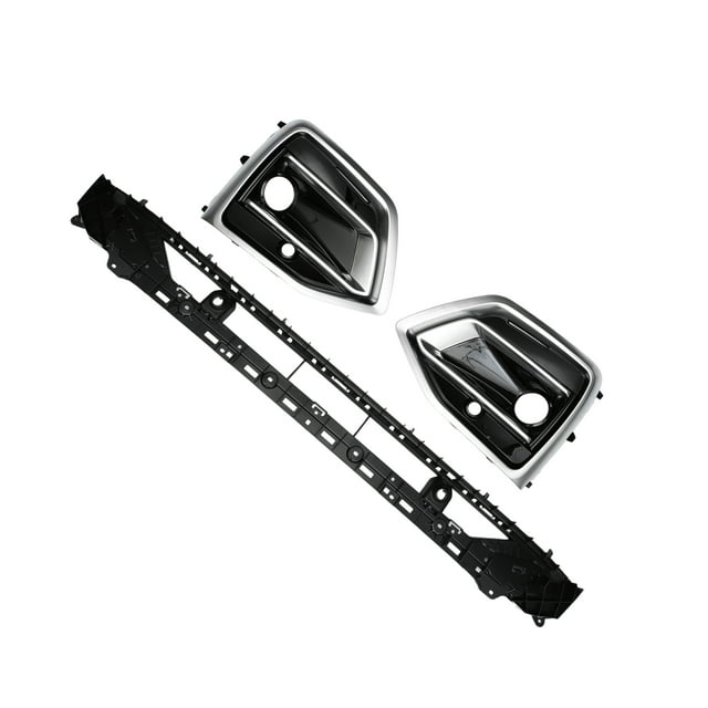 Parrilla del parachoques delantero inferior única para Audi Q5L 2021-2024 en negro, 1 juego