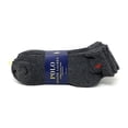 thumbnail image 2 of Polo Ralph Lauren Classic Sport Men's Low Cut Socks 6 Pairs, Charcoal/Red, 2 of 2