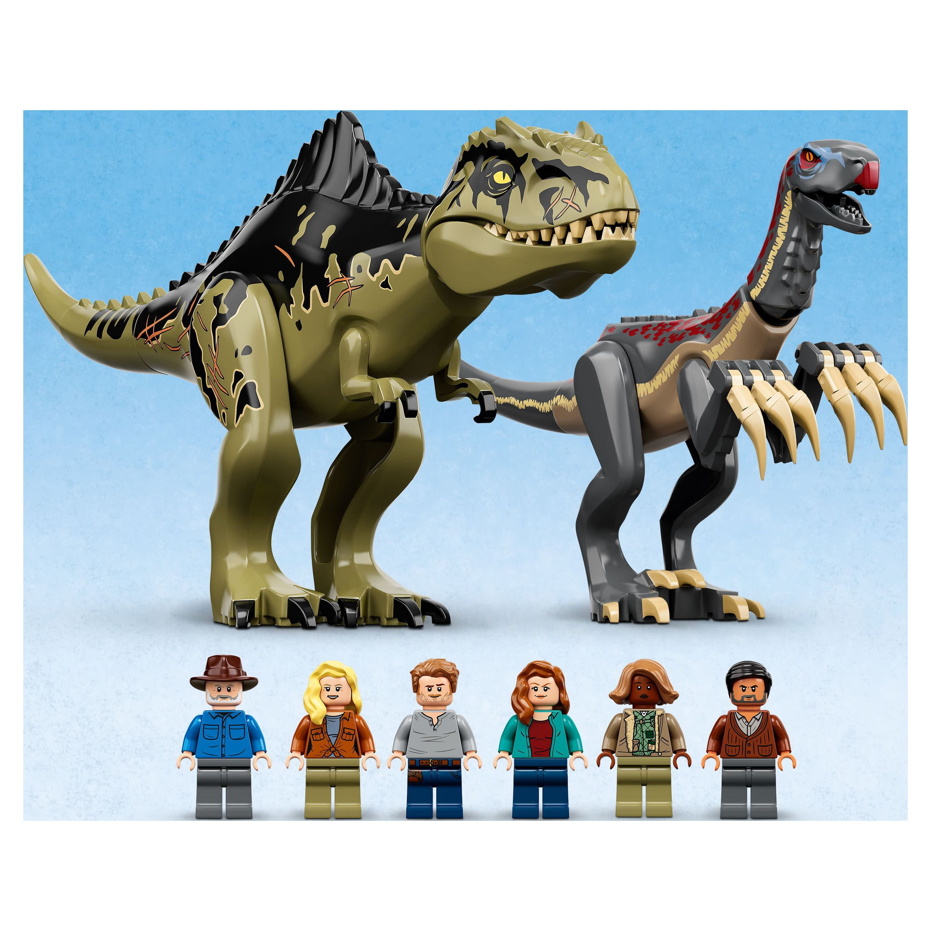 LEGO Jurassic World - 76949 Giganotosaurus & Therizinosaurus Attack -  Playpolis