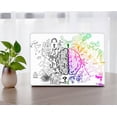 thumbnail image 3 of KSK KAISHEK Only for MacBook Air 13.6 Inch m2 Case 2022.0 Release Model A2681, Plastic Hard Shell + Black Keyboard Cover, Creative B 47, 3 of 5