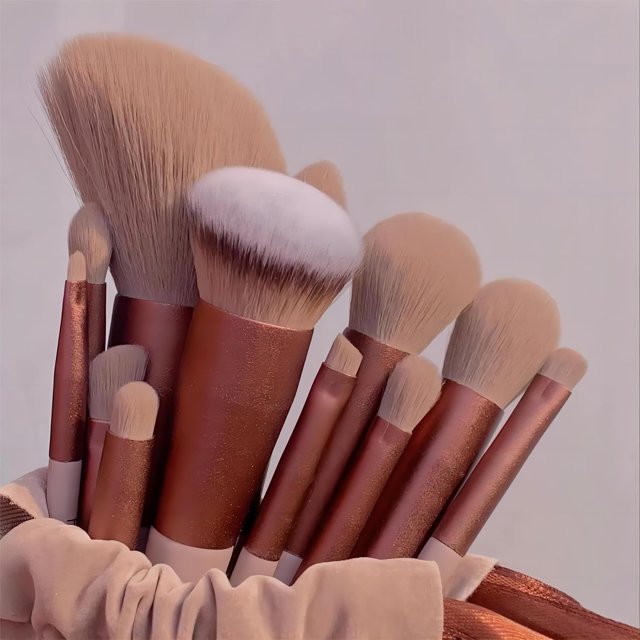 13 PCS Makeup Brush Set, Makeup Kit, Foundation Powder Concealers Eyeshadow Blush Makeup Brushes Make up Brushes Kit.
