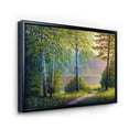 thumbnail image 3 of Designart 'Subtle Sunset Light Through The Trees I' Traditional Framed Canvas Wall Art Print, 3 of 5