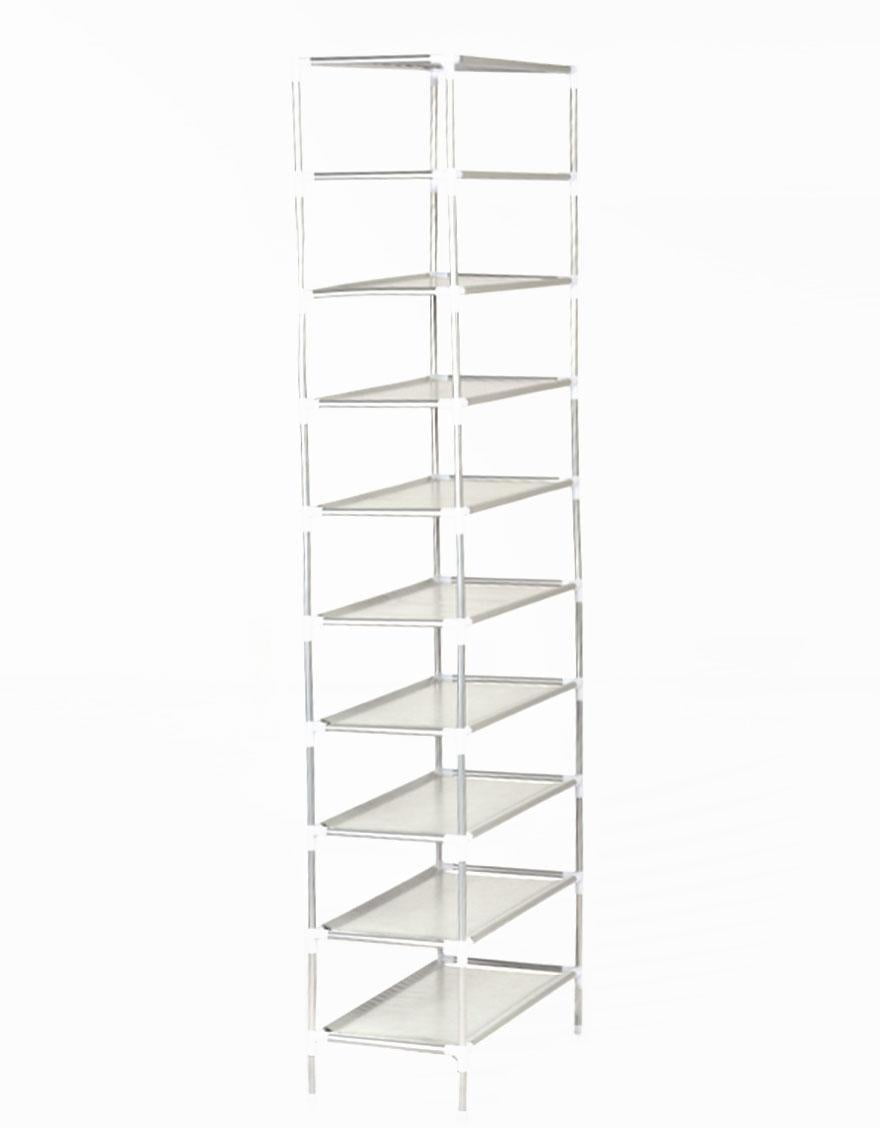 walmart plastic shoe rack on 50 Pairs 10 Tier Shoe Rack Shoe Organizer Shoe Storage Shoe Shelves Cabinet Stackable Easy To Assemble No Tools Required Walmart Com Walmart Com