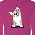 thumbnail image 4 of Inktastic Corgi Puppy Girl Long Sleeve T-Shirt, 4 of 5