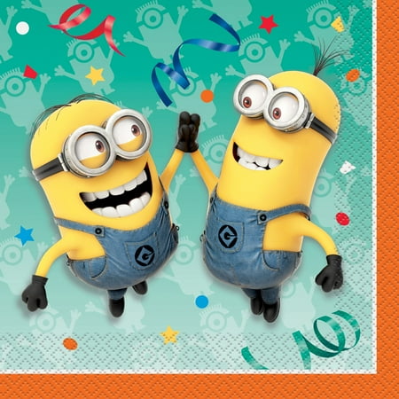 Despicable Me Minions Party Lunch Napkins, 16ct