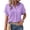 Hot Pink, variant on Outfmvch Linen Shirts Women Cotton Linen Button Down Shirt Women Lapel Gauze Tops Cotton Gauze Tops Womens 3/4 Sleeve Button Down Shirts Brown 3XL