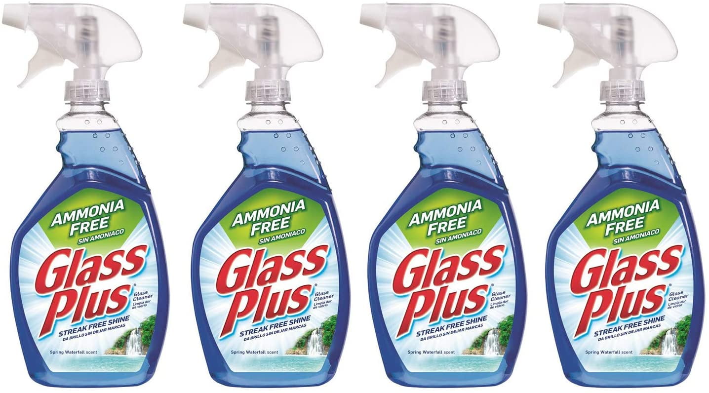 Glass Plus Glass Cleaner, 32 fl oz Bottle, MultiSurface Glass Cleaner