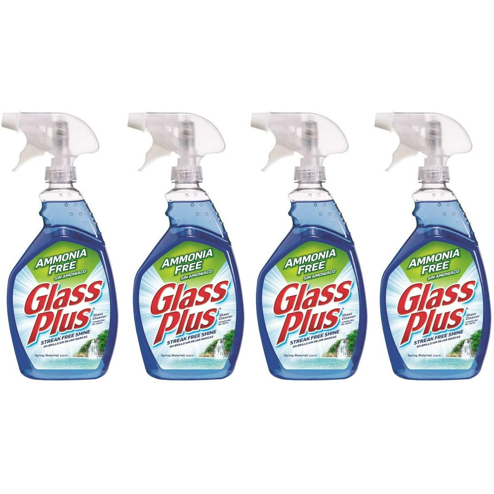 Glass Plus Glass Cleaner, 32 fl oz Bottle, MultiSurface Glass Cleaner