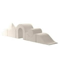 thumbnail image 1 of KIDKII Lux Play Set 8-Piece Firm Foam Climbing and Motor Skill Play Kit, Beige, 1 of 7