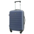 Wrangler 2pc Expandable Rolling Carryon Luggage Set, Navy