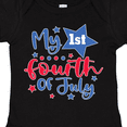 thumbnail image 4 of Inktastic My 1st 4th of July with Stars Boys or Girls Baby Bodysuit, 4 of 5