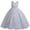Gray, variant on Odeerbi Girls Dresses Flower Girl Dress Kids Sleeveless Princess Dress Bow Tie Lace Flowers Mesh Dress Tufted Dress