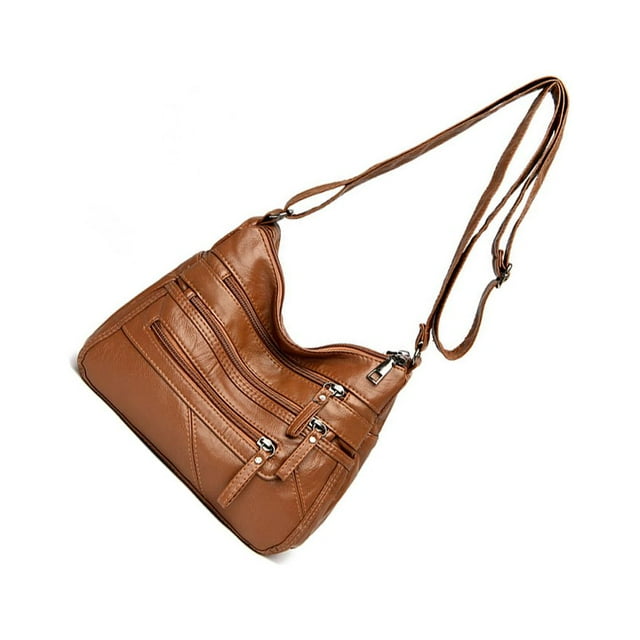 Bolso Cruzado Elegante Sonducket Para Mujeres Adultas Oficina Restaurante Color Amarillo Marron